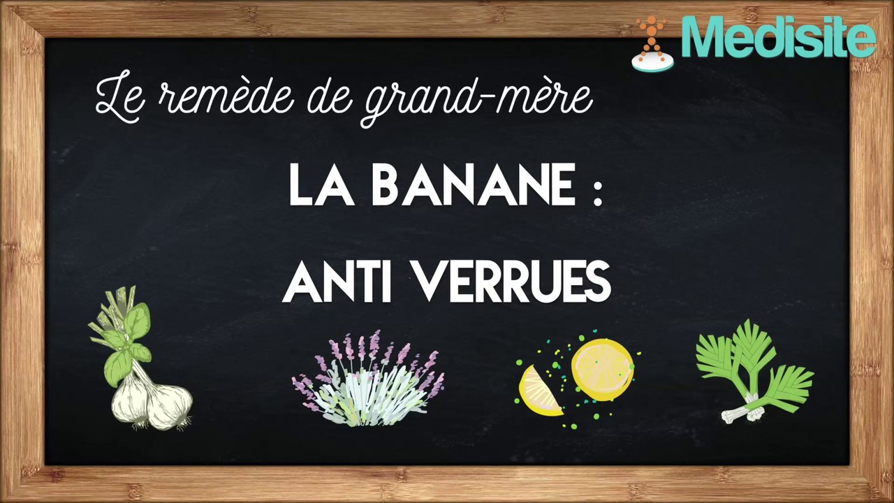 Le remède de grand-mère anti-verrues : la banane
