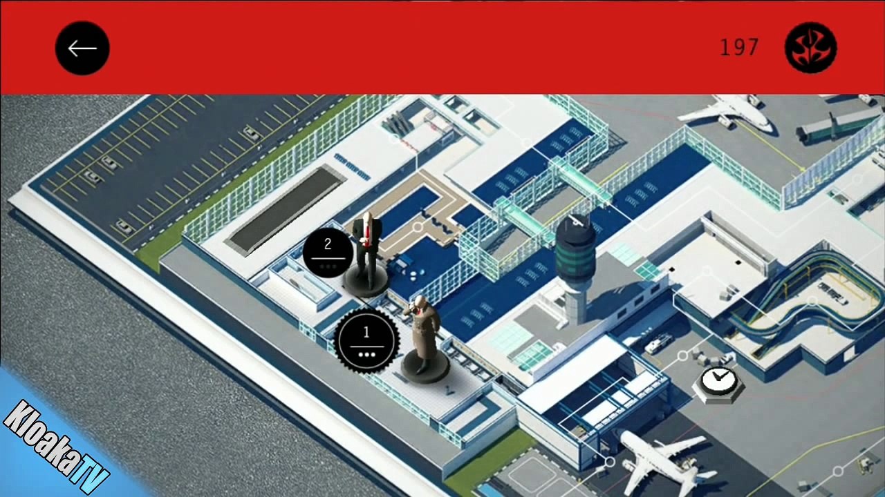 Hitman GO - Level 6-2 Airport Walkthrough
