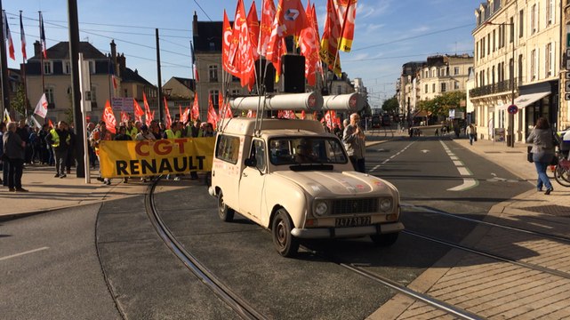 Le Mans : manifestation contre la Loi Travail