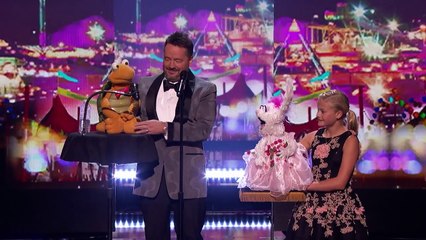 Darci Lynne and Terry Fator Deliver An Unbelievable Performance - America's Got Talent 2017