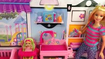 ❀ Барби Няня малыш Играем в дочки матери с куклой пупсик Barbie Baby sitter Baby Doll Change Diaper