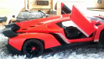 Toy grade rc bugatti veyron and lamborghini veneno look competition