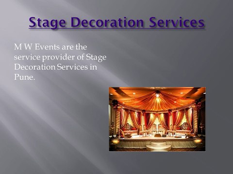 Food and Beverage Services in Pune - M W Events