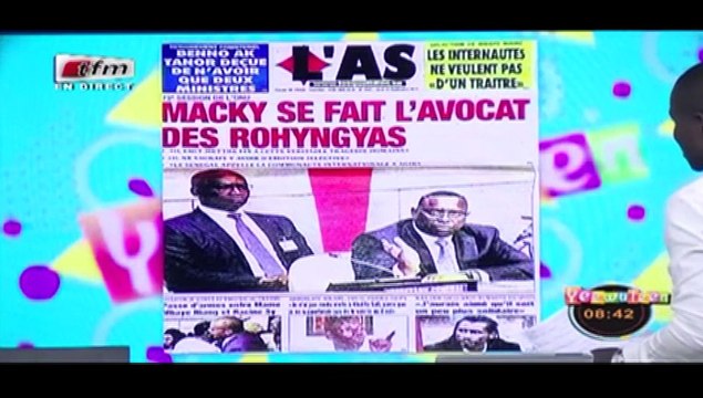 RUBRIQUE REVUE DES TITRES avec MAME BIRAME DIOUF dans Yeewu Leen du 21 Septembre 2017