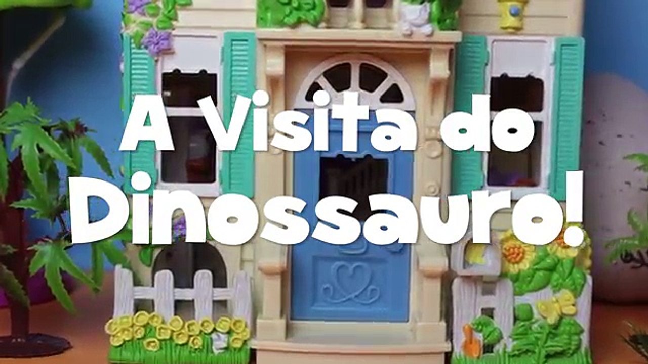 Peppa Pig George com medo do Dinossauro acampamento assustador DisneyKids Brasil PARTE 4