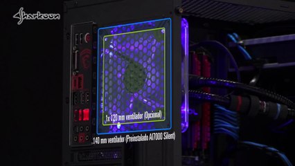 Sharkoon AI7000 - Caja insonorizada ATX