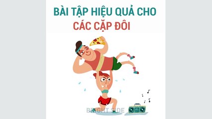 3 bài tập giữ dáng hiệu quả cho các cặp đô