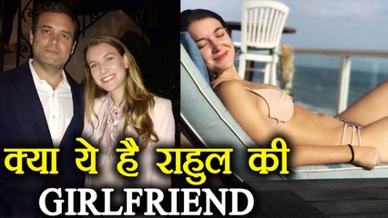 Rahul Gandhi के साथ दिख रही ये लड़की कही उनकी  Girlfriend तो नहीं ? | वनइंडिया हिंदी