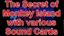 The Secret of Monkey Island with various sound cards