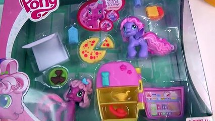My Little Pony Cooking Party Food Pizza Refrigerator Ponyville MLP Playset Unboxing Toy