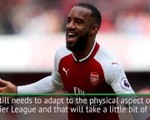 Lacazette still adapting to the Premier League physicality - Wenger