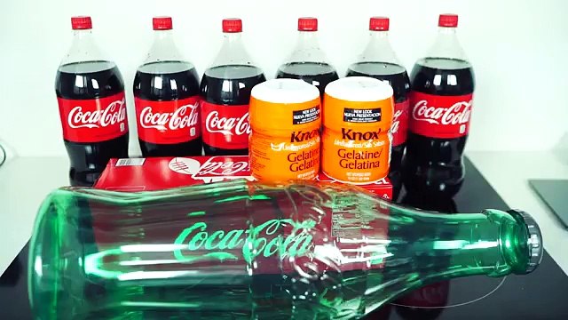 Bouteille bricolage facile gommeux Comment énorme gelée faire faire forme un soda à Il Gelée à dessert de coca cola