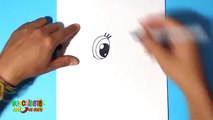 How to draw my little pony / Como dibujar a Rainbow Dash 3 / How to draw Rainbow Dash