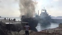 Kartal'da Gemi Yangını