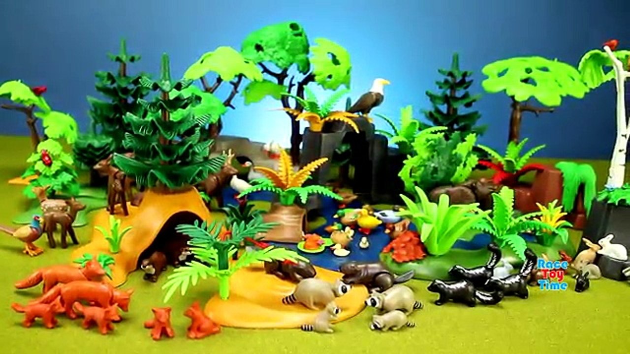 Playmobil Forest Wild Animals Building Toy Sets Collection For Kids