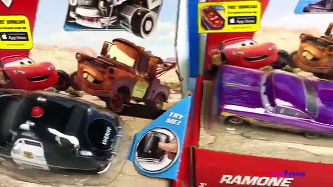 DISNEY CARS COLLECTION: ROAD TRIP AND WHEEL ACTION - MATER MCQUEEN SHERIFF RAMONE AND DOC