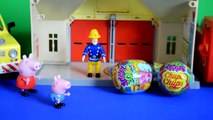 Fireman Sam Peppa Pig Chupa Chups Surprise George Pig Fireman Sam Toys