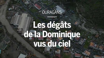 Dominique : les ravages de l'ouragan vus du ciel