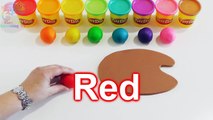 How To Make A Paint Palette And Paint Brush Out Of PlayDoh Learning Colors For Children