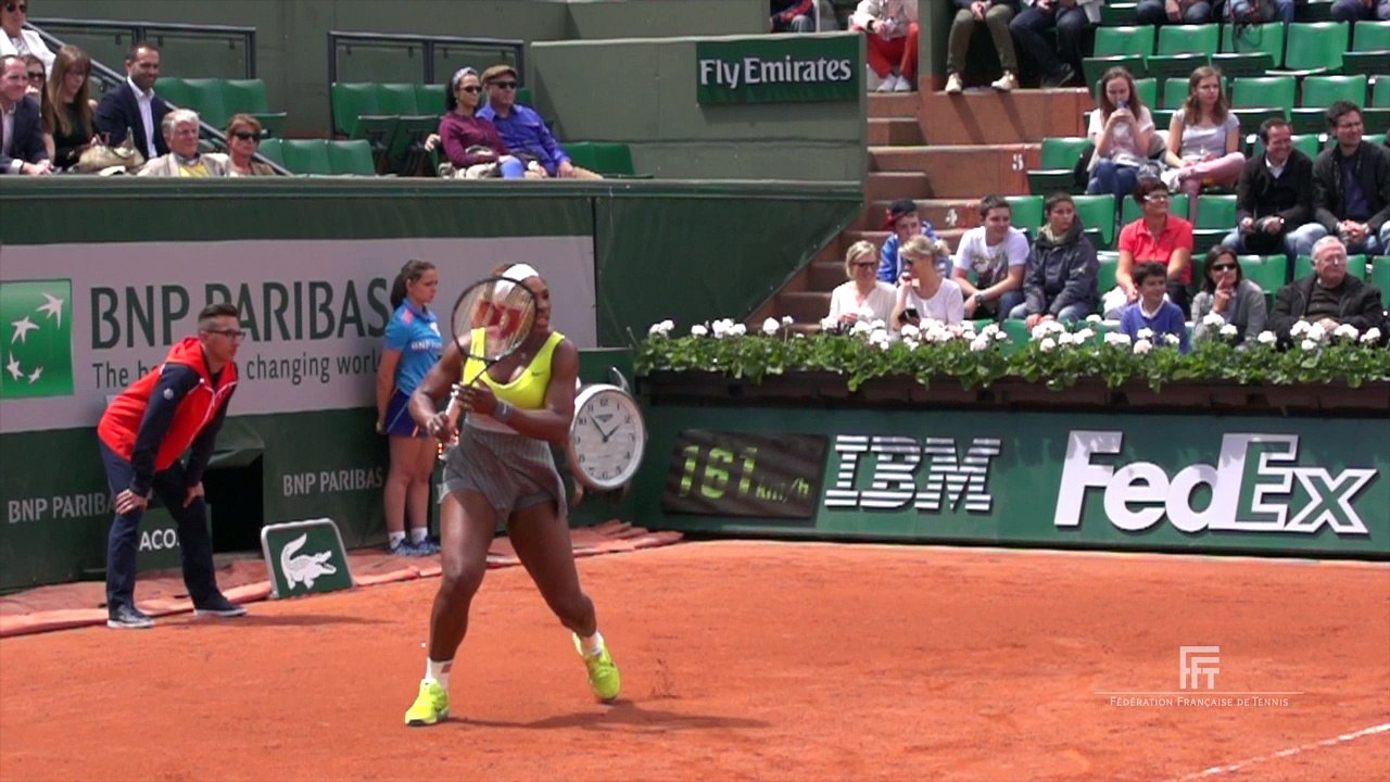 Ralentis Coups droits Roland Garros 2014