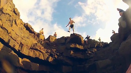 Jumping From Rocks - Sibtein Alibhai