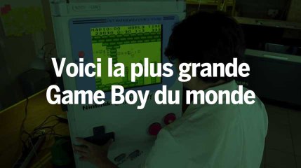 Voici la plus grande Game Boy du monde