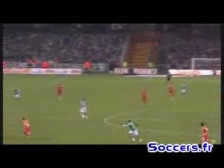 Dindane 3éme but de lens