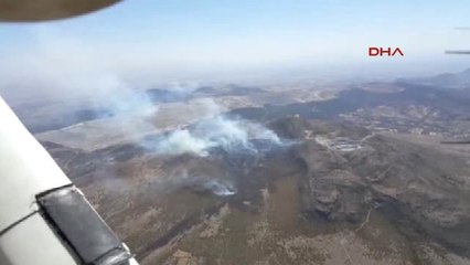 Uşak'ta Makilik Alanda Yangın