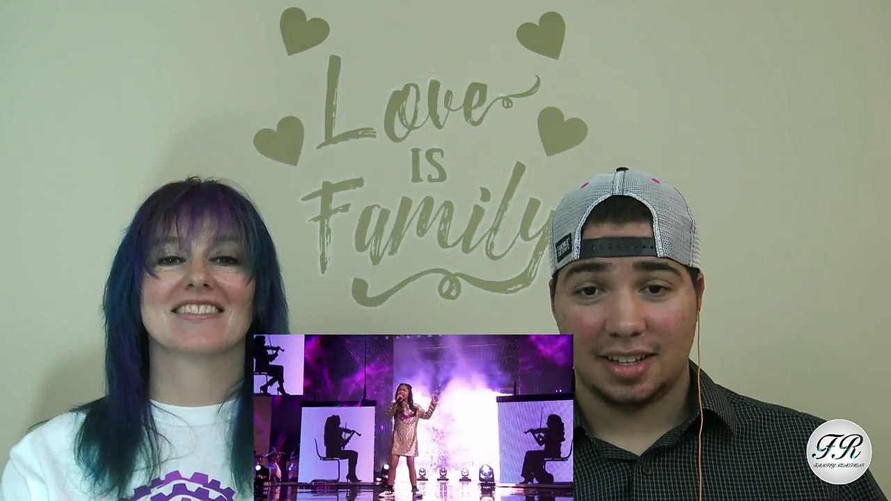 MOM & SON REACTION! Angelica Hale 10-Year-Old Stuns With "Symphony" - America's Got Talent 2017