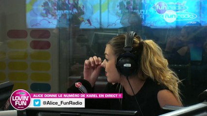 ALICE DONNE LE NUMÉRO DE KAREL EN DIRECT !!!