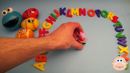 BABY BIG MOUTH SURPRISE EGG LEARN TO SPELL- ANIMAL SOUNDS PART 3!