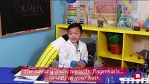 Anson Wong, boy genius, explains the importance of healthy hair, skin and nails