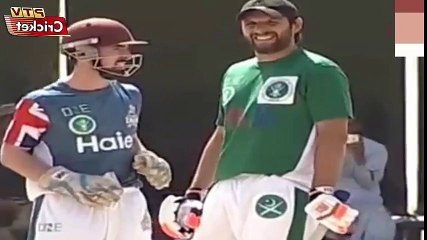 Shahid Afridi V Mushtaq Ahmad 4 6 6 6 6 In One Over Peace Cup T20 - 21 September