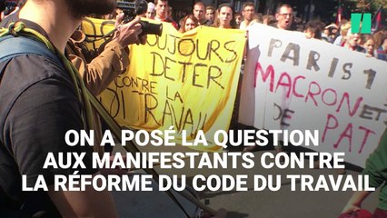 "La démocratie ce n'est pas la rue": les manifestants répondent à Macron