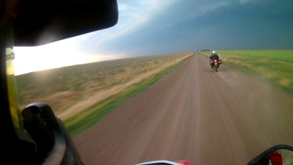 TransAmerica Trail Ride: Riding A Fierce Storm In Kansas