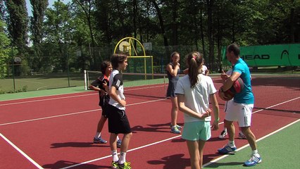 Physique 10-13 ans Echauffement avec matériel P.Quétin