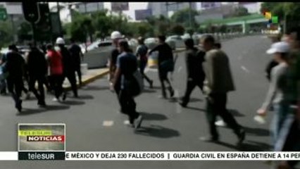 México: miles les se vuelcan en ayuda a afectados por sismo