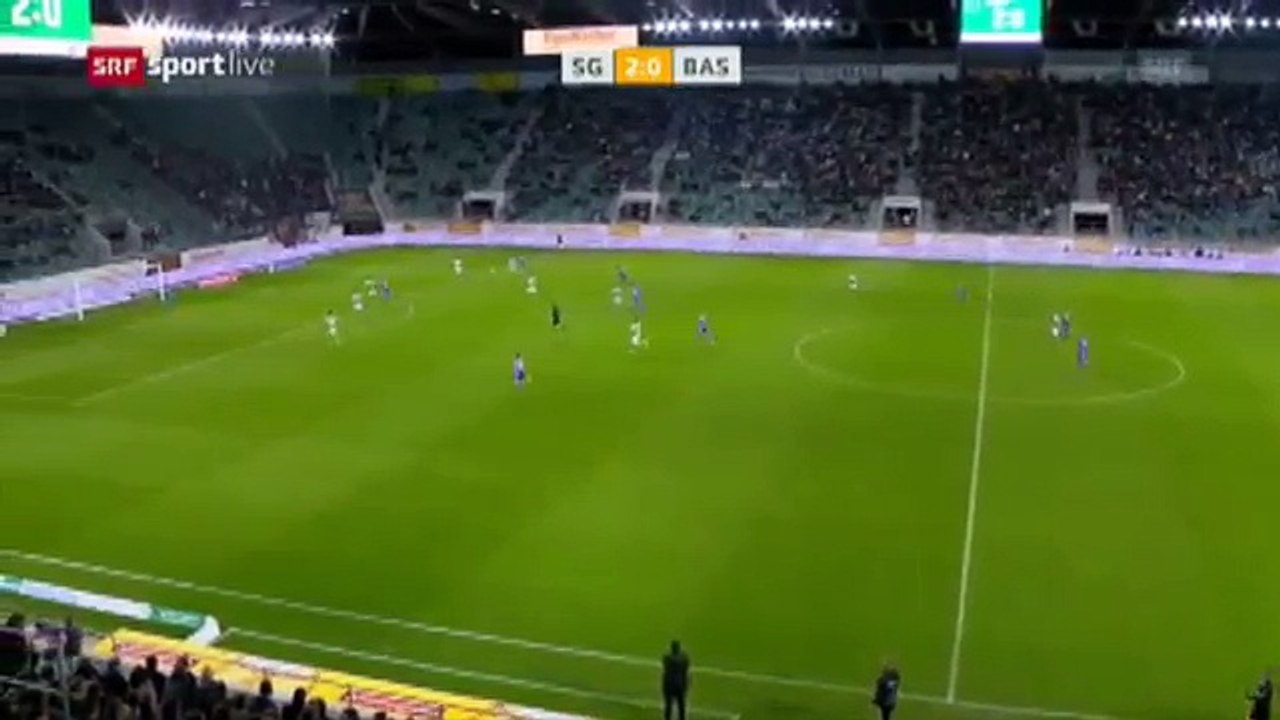 Sankt Gallen 2:1 Basel (Swiss Super League 20 September)