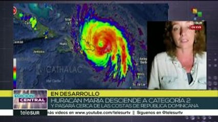 Huracán María pasará por Dominicana en horas de la madrugada