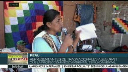 Perú: realizan V Cumbre de comunidades afectadas por la minería