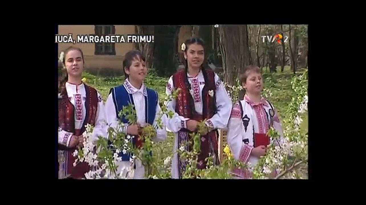 Grupul vocal Draguta Silistea - Jos pe apa Dunarii (Vin Floriile cu soare - TVR 2 - 13.04.2014)