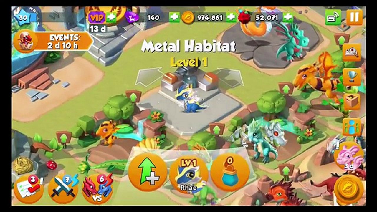 ❥ How to breed Black Armor DRAGON | Dragon Mania Legends