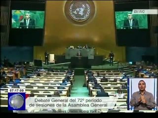 Mensaje de presidente Lenín Moreno en Asamblea General de la ONU