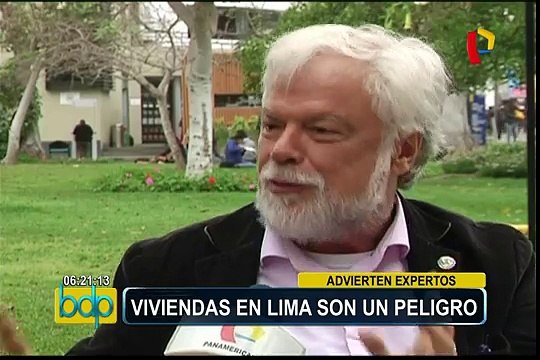 Marcial Blondet: “En Lima muchas casas han sido edificadas sin ningún criterio técnico”