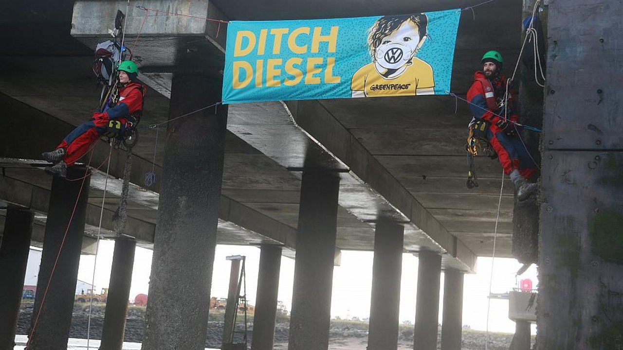 Greenpeace gegen VW-Diesel