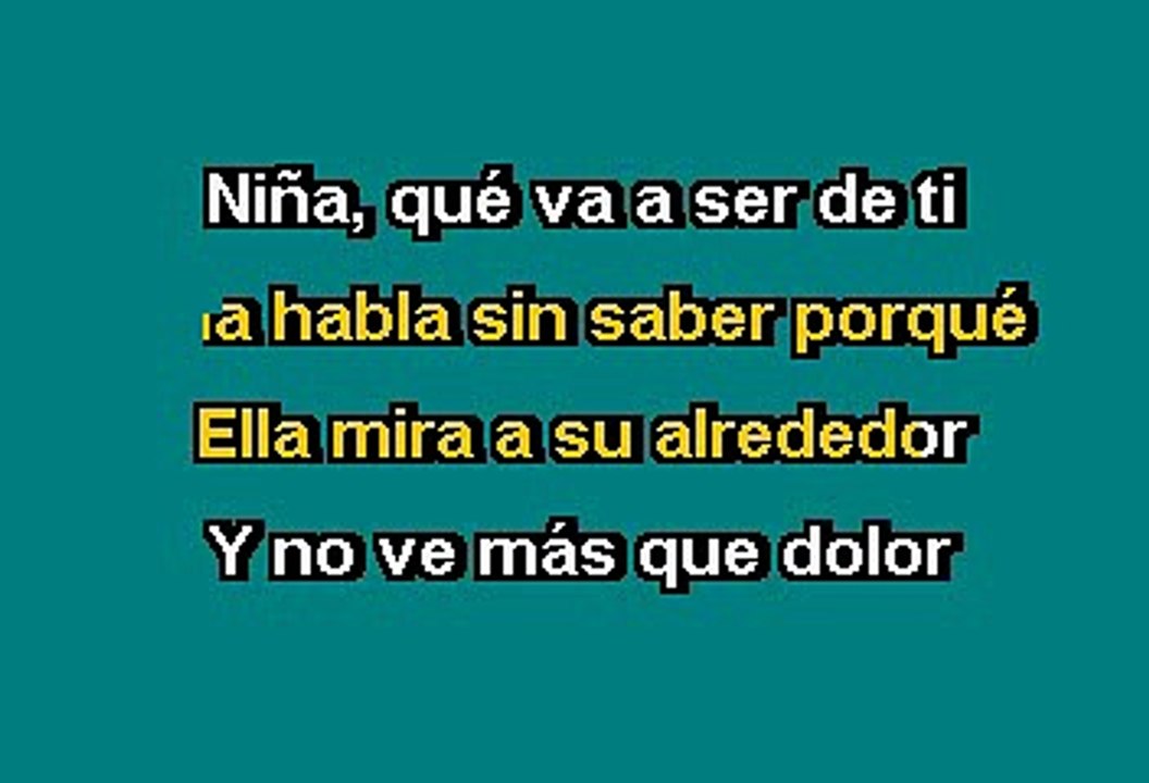 LA QUINTA ESTACIÓN - NIÑA (KARAOKE CON VOZ GUIA)