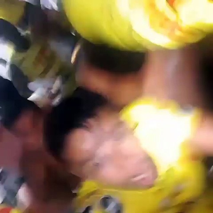 Celebración de Barcelona en camerinos