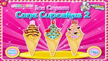 เกมส์ทําคัพเค้กไอศกรีม Ice Cream Cone Cupcakes 2 Games