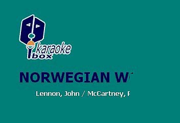 THE BEATLES - NORWEGIAN WOOD (KARAOKE)