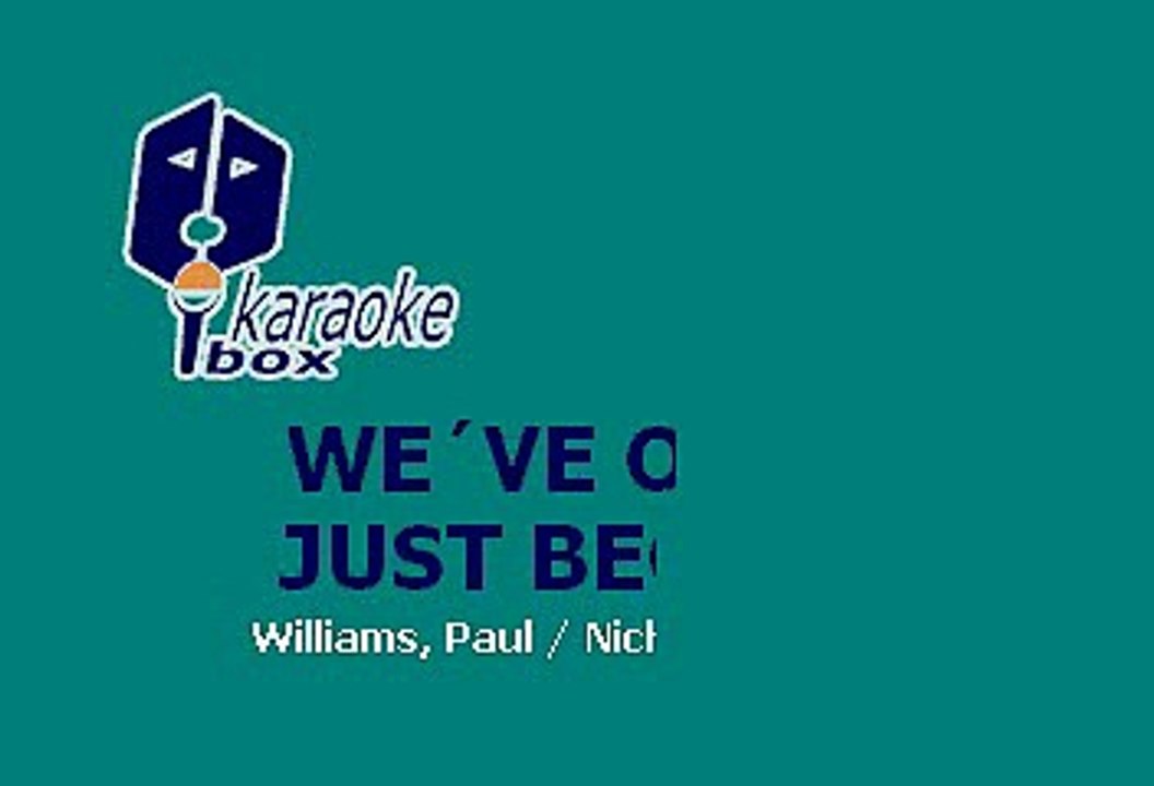 We've Only Just Begun - The Carpenters (Karaoke)